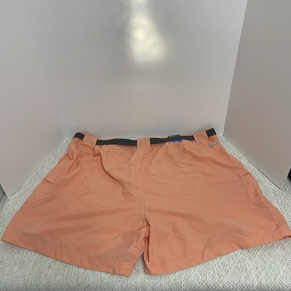 Columbia Women 3X Sandy River Omni-Shade Cargo Shorts Coral/Salmon NWT - Picture 2 of 8